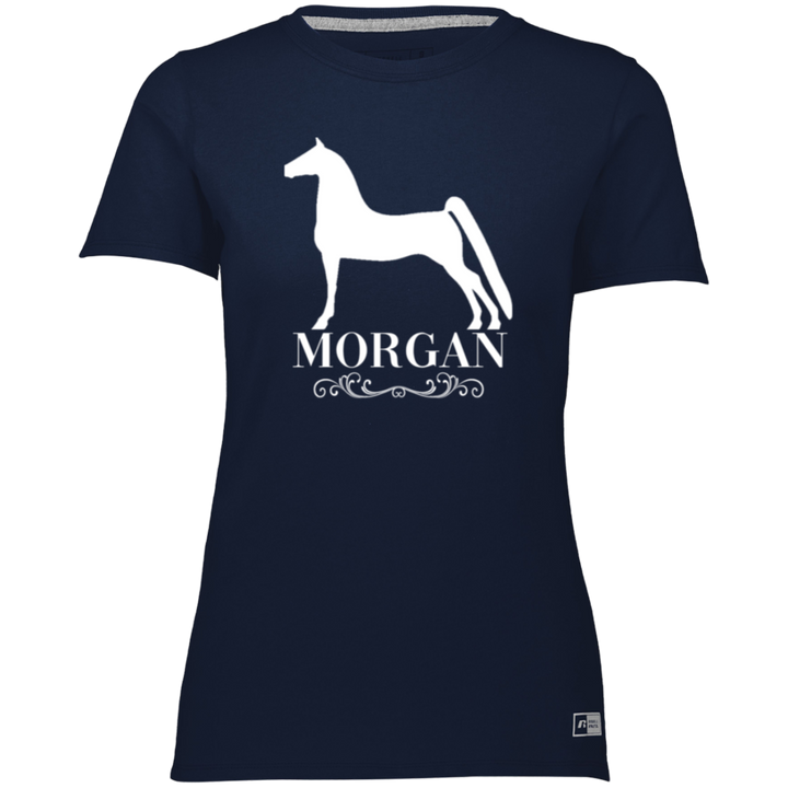 MORGAN STYLE 1 (WHITE) 4HORSE 64STTX Ladies’ Essential Dri-Power Tee
