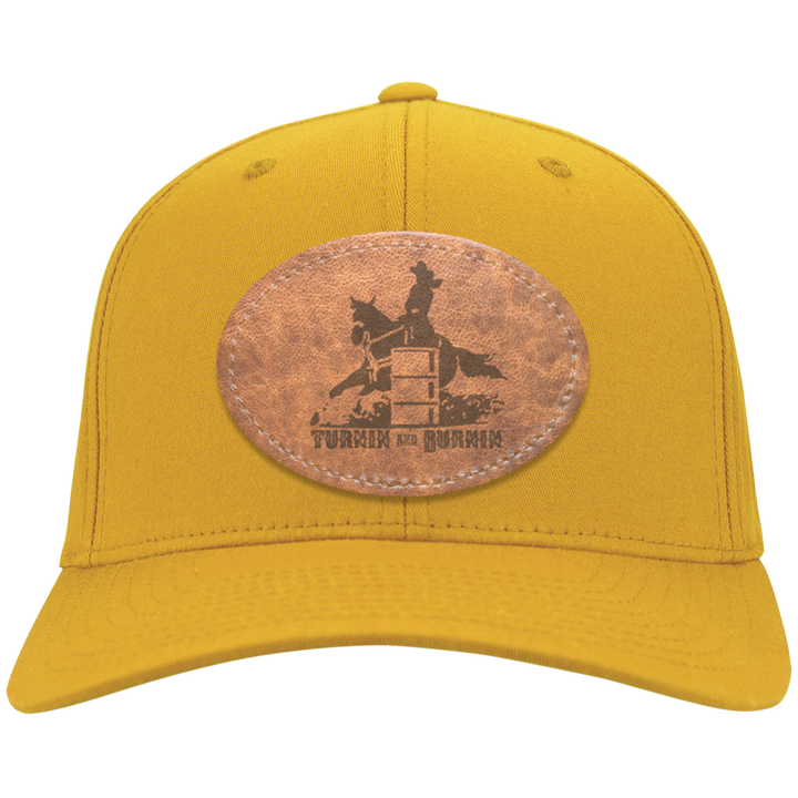 TURNIN AND BURNIN ON LEATHER CP80 Twill Cap - Patch