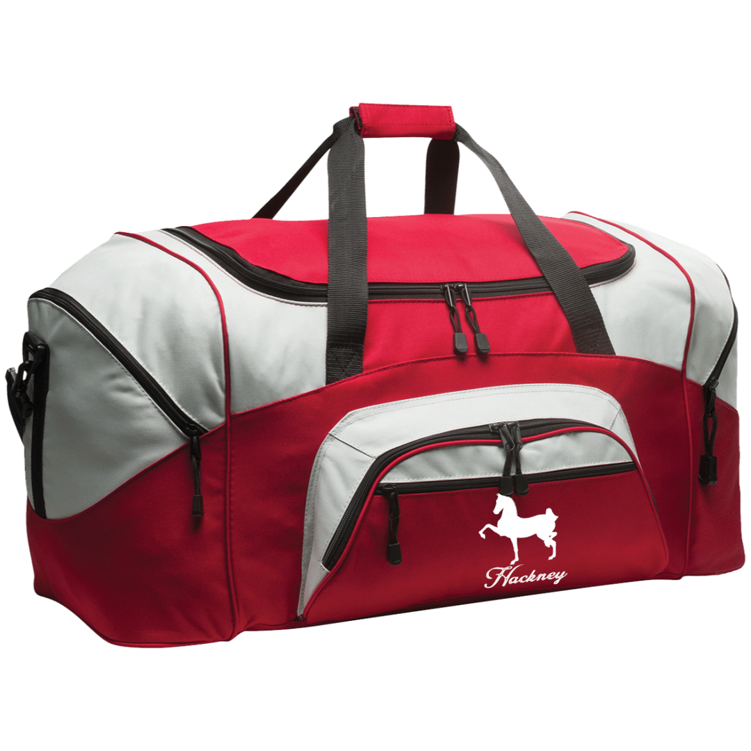 HACKNEY DESIGN 1 (white) 4HORSE BG99 Colorblock Sport Duffel