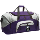 SHE LIVED HAPPY EVERY AFTER TWH PLEASURE BG99 Colorblock Sport Duffel