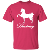 HACKNEY DESIGN 1 (white) 4HORSE G500 5.3 oz. T-Shirt