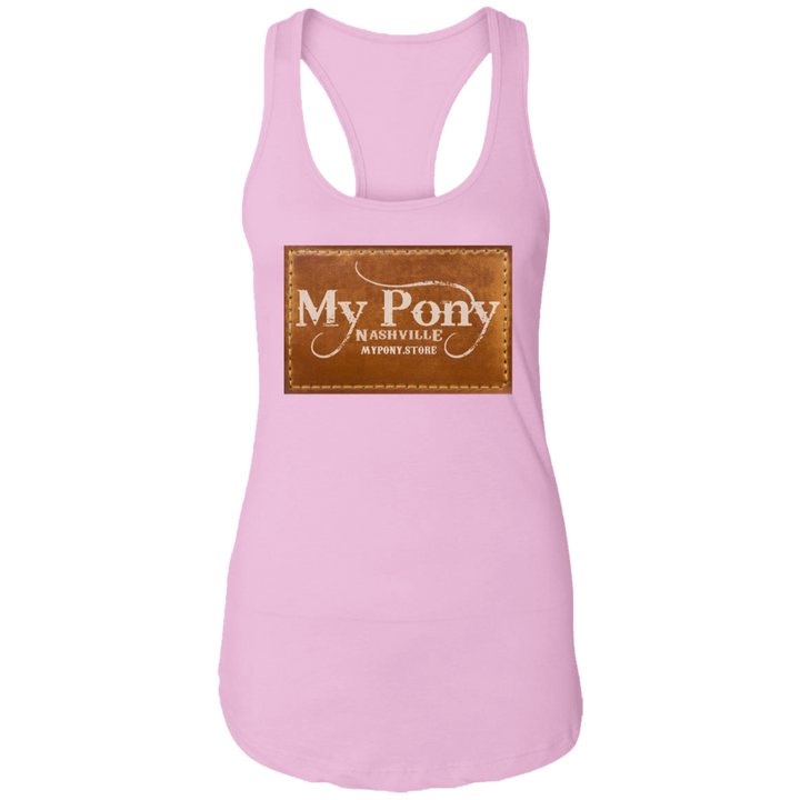 MY PONY NASHVILLE BRAND NL1533 Ladies Ideal Racerback Tank