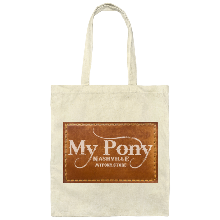 MY PONY NASHVILLE BRAND BE007 Canvas Tote Bag