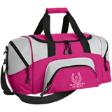 BLACKBURN STABLES (WHITE) BG99 Colorblock Sport Duffel