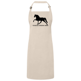 Tennessee Walker (black) 4HORSE RP150 Sustainable Unisex Bib Apron