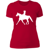 Missouri Fox Trotter LADY FINAL ART WHITE NL3900 Ladies' Boyfriend T-Shirt
