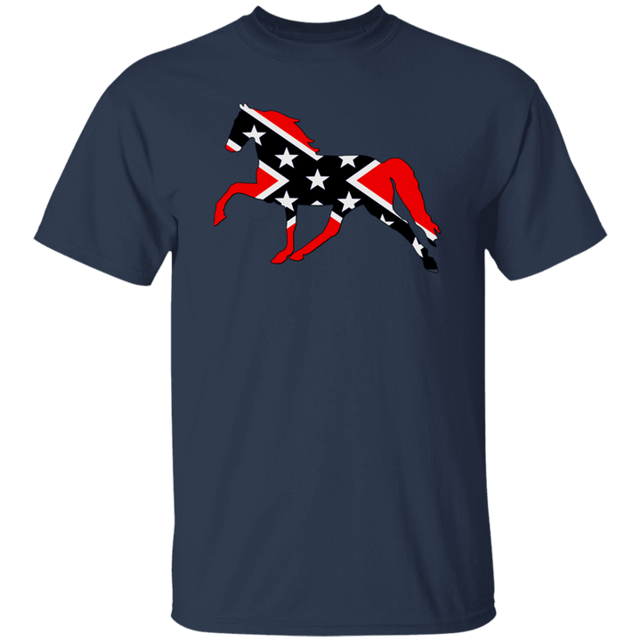 Rebel on the Rail Tennessee Walking Horse Pleasure G500 5.3 oz. T-Shirt
