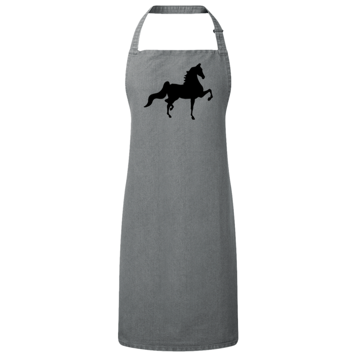 American Saddlebred (black) RP150 Sustainable Unisex Bib Apron