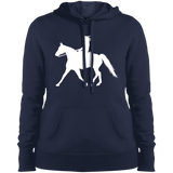 Missouri Fox Trotter LADY FINAL ART WHITE LST254 Ladies' Pullover Hooded Sweatshirt