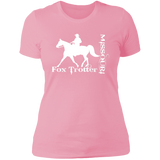 MISSOURI FOX TROTTER (white) 4HORSE NL3900 Ladies' Boyfriend T-Shirt