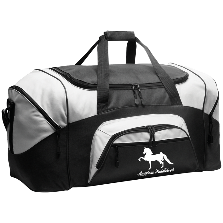American Saddlebred Design 2 - Copy BG99 Colorblock Sport Duffel