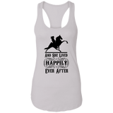 HAPPILY EVER AFTER (TWH Performance) Blk NL1533 Ladies Ideal Racerback Tank