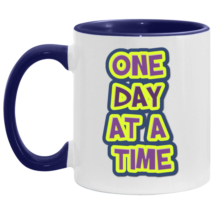 ONE DAY AT A TIME (RECOVERY) AM11OZ 11 oz. Accent Mug