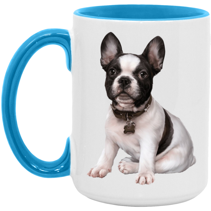 FRENCHIE PUPPY (5) AM15OZ 15oz. Accent Mug