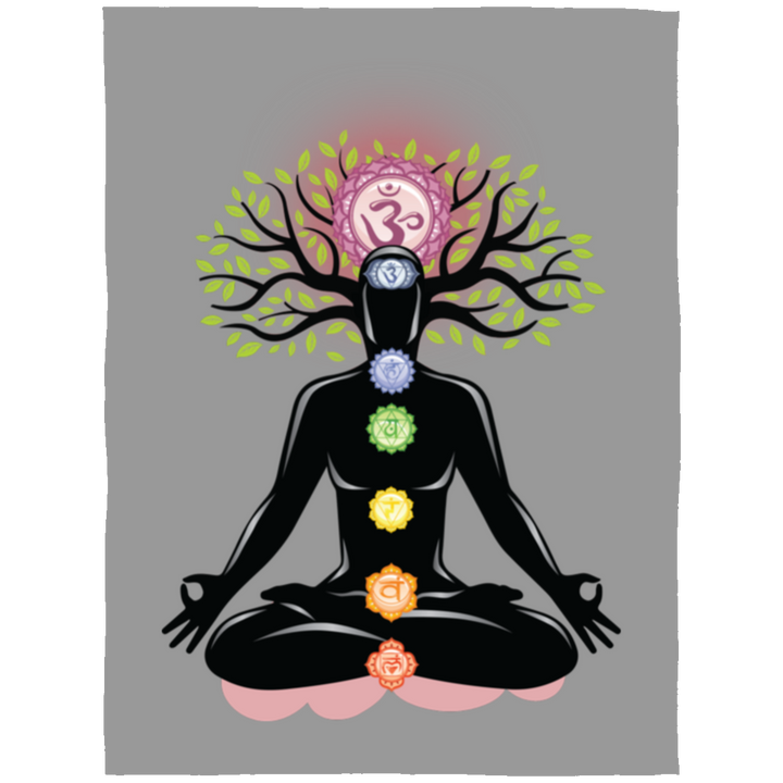 CHAKRAS PLUSH BLANKET (12 STYLES AND SIZES)