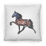 Tennessee Walking Horse Performance All American ZP14 Small Square Pillow