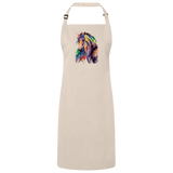 EQUINE ABSTRACT 1 4HORSE RP150 Sustainable Unisex Bib Apron