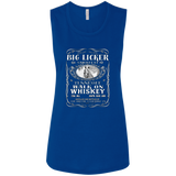 BIG LICKER SMOOTH B8803 Ladies' Flowy Muscle Tank