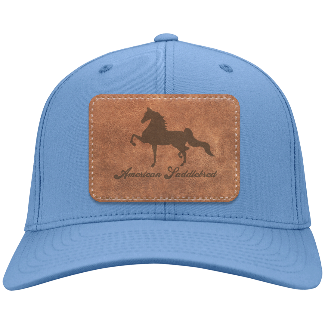 AMERICAN SADDLEBRED ON LEATHER CP80 Twill Cap - Patch