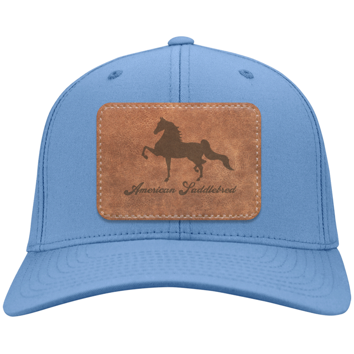 AMERICAN SADDLEBRED ON LEATHER CP80 Twill Cap - Patch