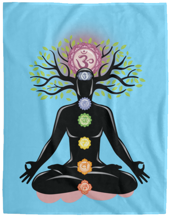 CHAKRAS PLUSH BLANKET (12 STYLES AND SIZES)