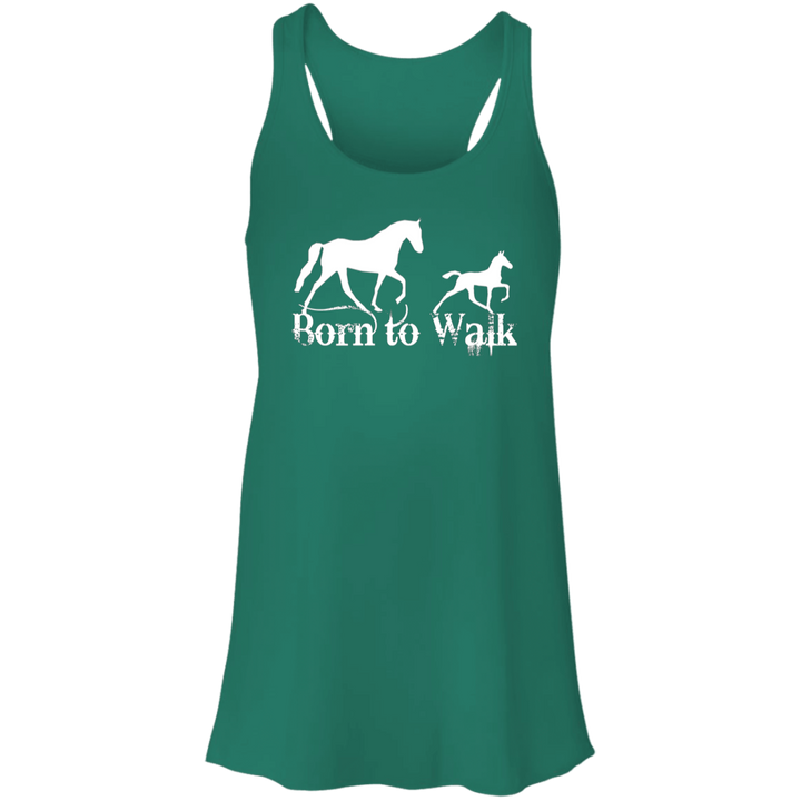 BORN TO WALK B8800 Flowy Racerback Tank