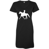 Missouri Fox Trotter LADY FINAL ART WHITE 3522 Ladies' V-Neck Fine Jersey Cover-Up