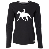 Missouri Fox Trotter LADY FINAL ART WHITE 64LTTX Ladies’ Essential Dri-Power Long Sleeve Tee