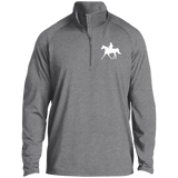 Missouri Fox Trotter WITH MALE RIDER WHITE ST850 1/2 Zip Raglan Performance Pullover