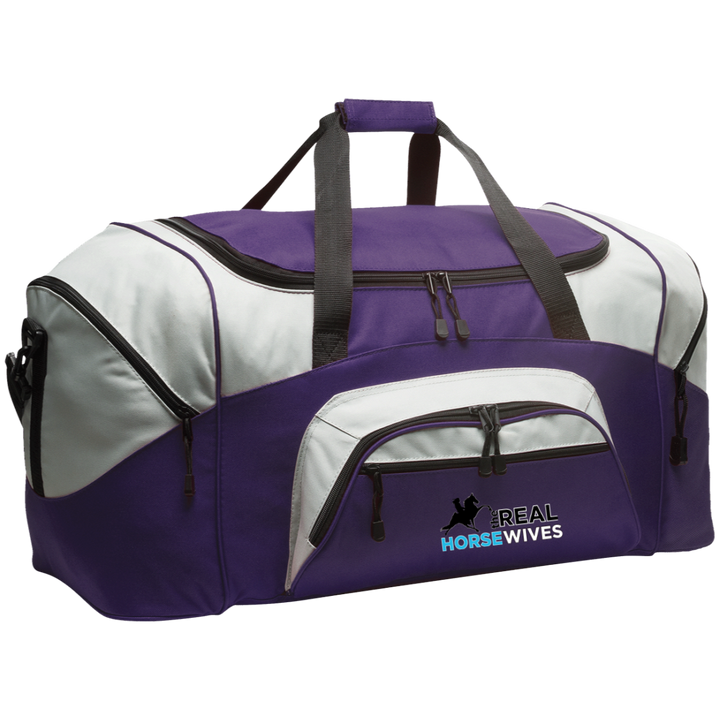 THE REAL HORSE WIVES BG99 Colorblock Sport Duffel