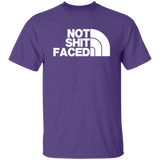 NOT SHIT FACED (WHITE) G500 5.3 oz. T-Shirt