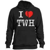 I LOVE TWH WHITE ST254 Pullover Hoodie
