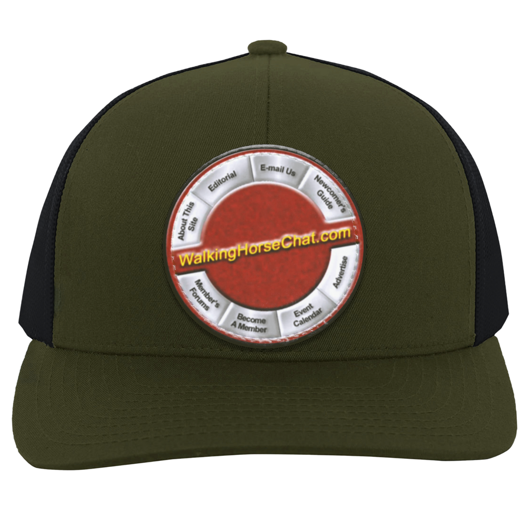 WalkingHorseChat Hat Logo 104C Trucker Snap Back - Patch
