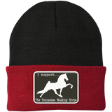 I SUPPORT THE TWH -RECTANGLE CP90 Knit Cap - Patch