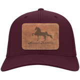 AMERICAN SADDLEBRED ON LEATHER CP80 Twill Cap - Patch