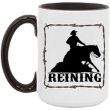REINING STYLE 1 4HORSE AM15OZ 15oz. Accent Mug