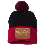 MY PONY NASHVILLE SP15 Pom Pom Knit Cap - Patch