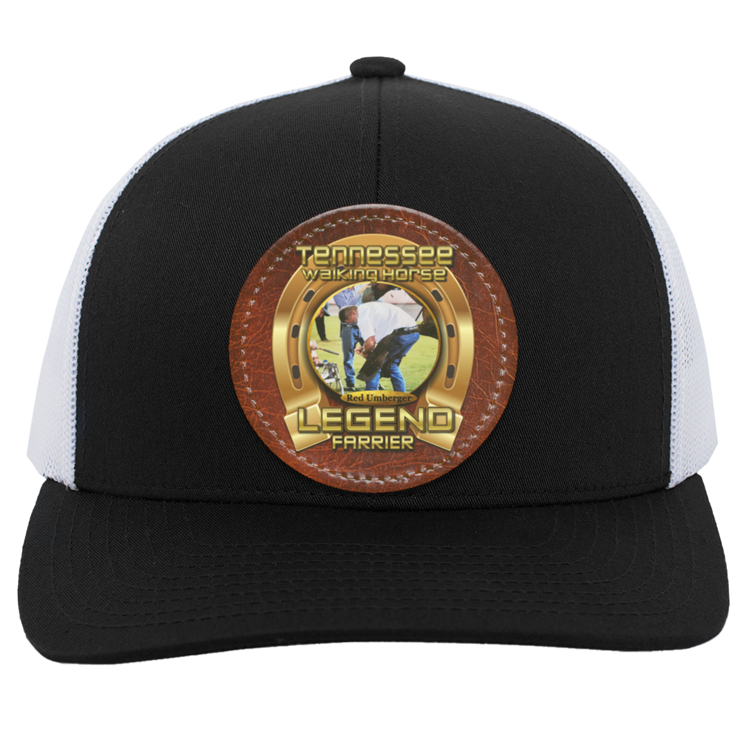 RED UMBERGER (TWH LEGENDS) HAT 104C Trucker Snap Back - Patch