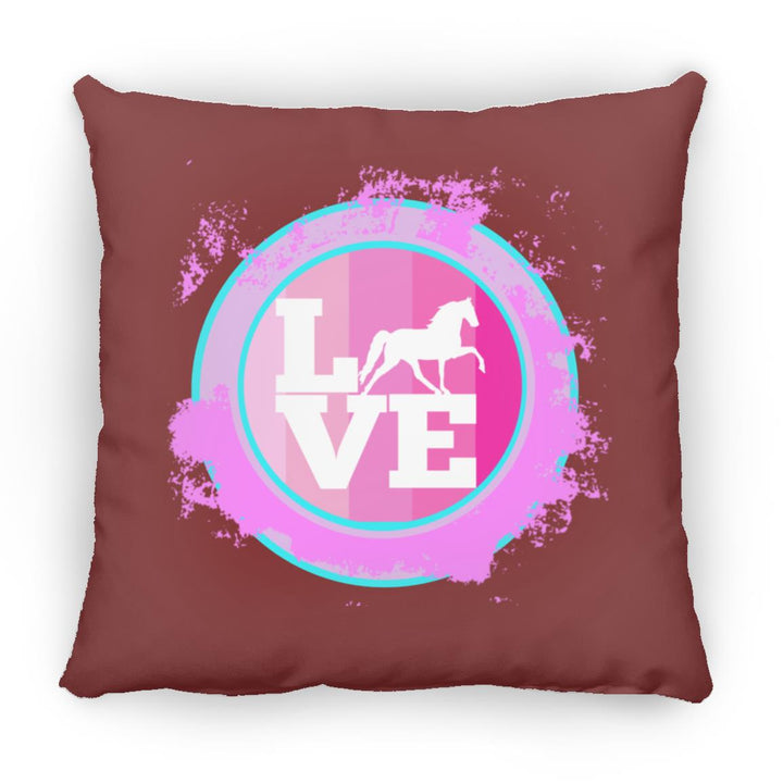 TWH PLEASURE BLEACH SPLATTER PINK TEAL ZP14 Small Square Pillow