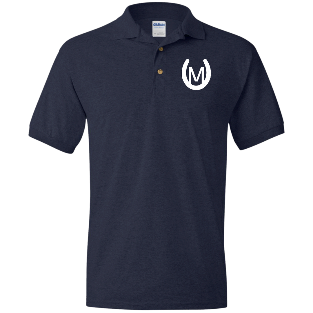 MANES RANCH (white) G880 Jersey Polo Shirt