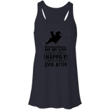 HAPPILY EVER AFTER (TWH Performance) Blk B8800 Flowy Racerback Tank