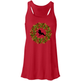 TWH PERFORMANCE CHRISTMAS WREATH B8800 Flowy Racerback Tank