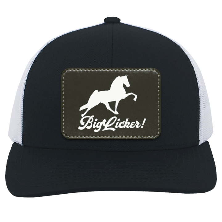 BIG LICKER PATCH HATTRUCKER HAT ( THREE SHAPES-12 COLORS AND STYLES)
