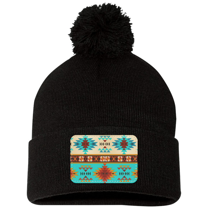 DUTTON RANCH 1 SP15 Pom Pom Knit Cap - Patch