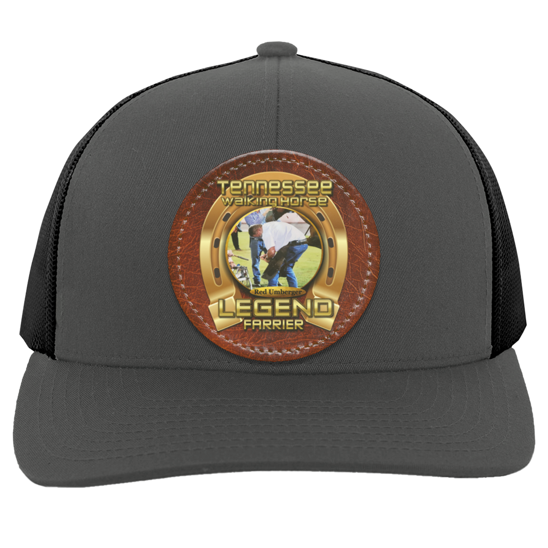 RED UMBERGER (TWH LEGENDS) HAT 104C Trucker Snap Back - Patch