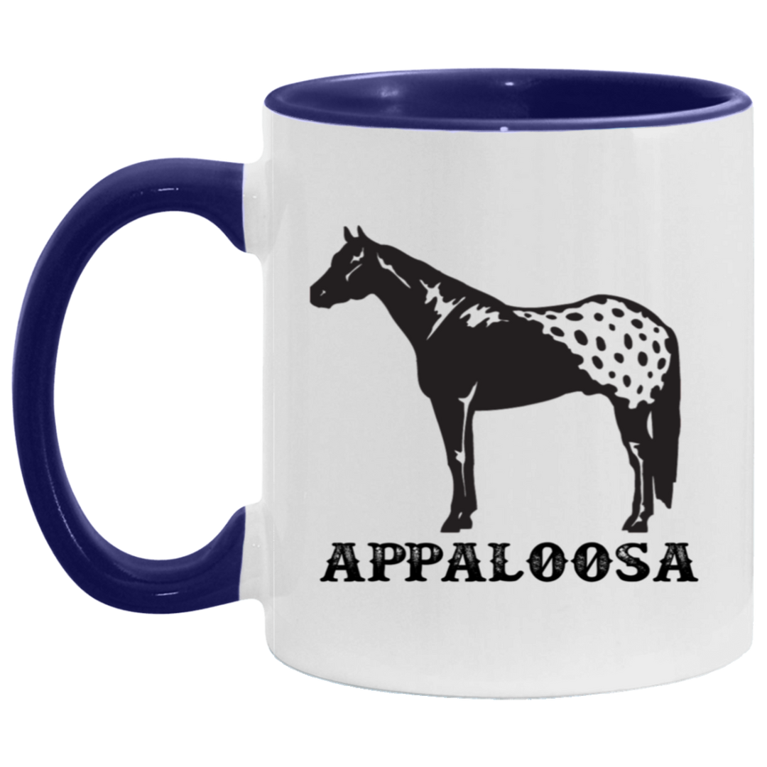 APPALOOSA ART TUMBLER 4HORSE AM11OZ 11 oz. Accent Mug