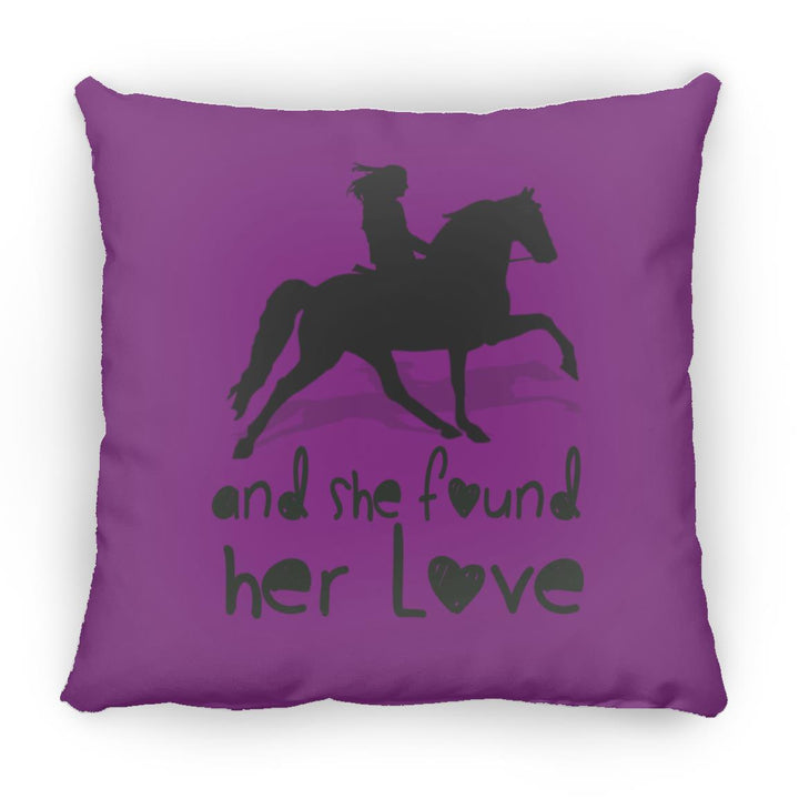 SHE FOUND HER LOVE (TWH pleasure)Bblack art ZP14 Small Square Pillow