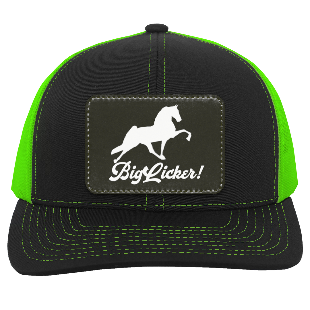 BIG LICKER PATCH HATTRUCKER HAT ( THREE SHAPES-12 COLORS AND STYLES)