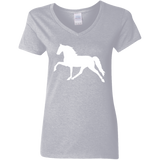 Tennessee Walking Horse (Pleasure) - Copy G500VL Ladies' 5.3 oz. V-Neck T-Shirt