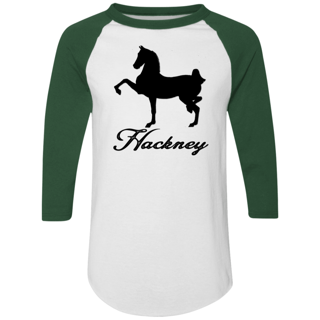 HACKNEY DESIGN 1 (black) 4HORSE 4420 Colorblock Raglan Jersey